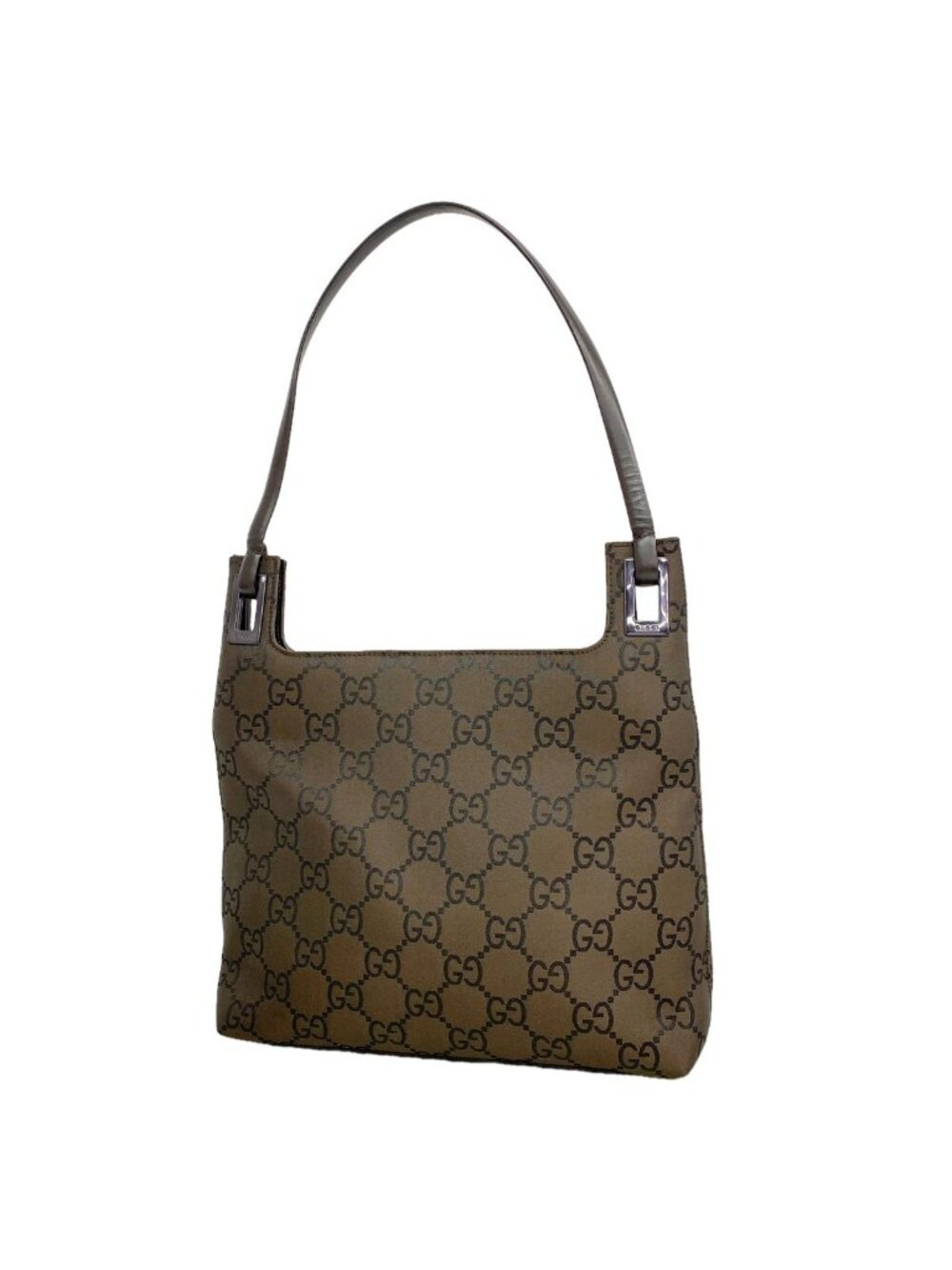 Gucci Shoulder Bag GG Nylon Brown